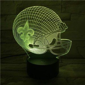 NFL New Orleans Saints Football 3D Light
